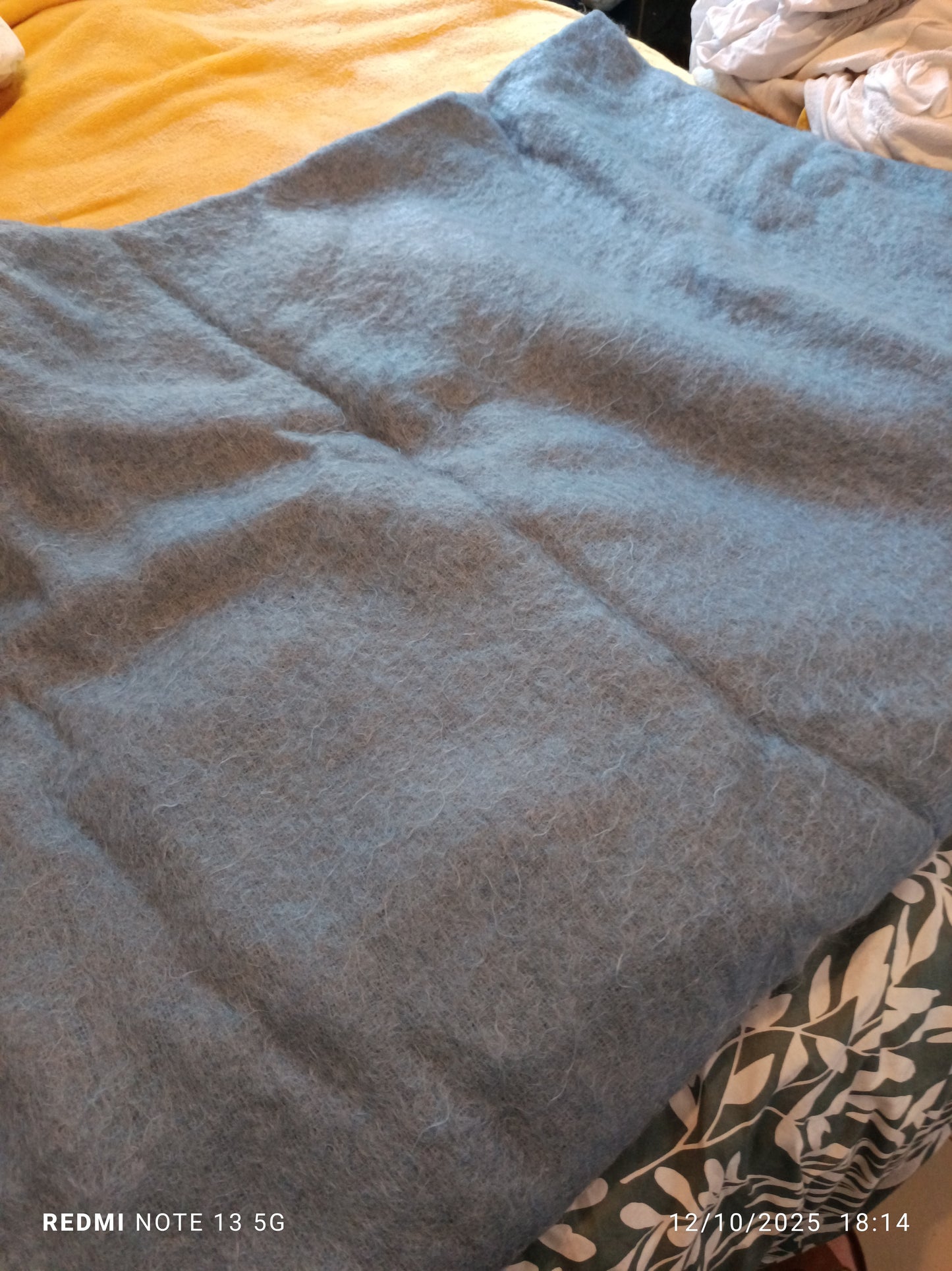Couverture laine mohair grand lit 2 places