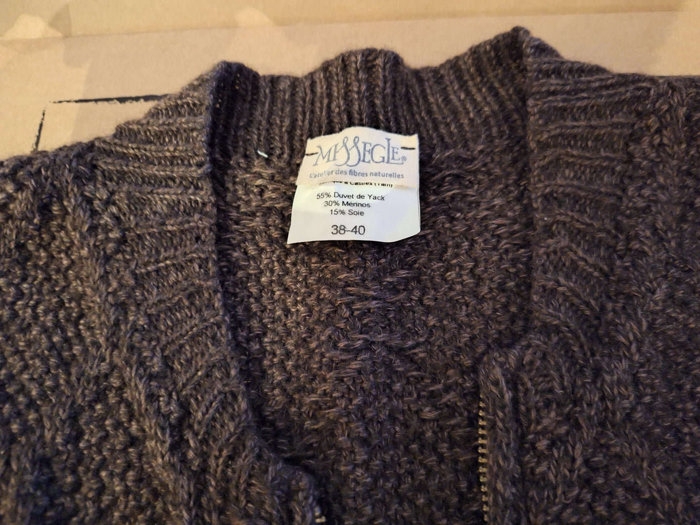 gilet sans manches yack-mérinos-soie