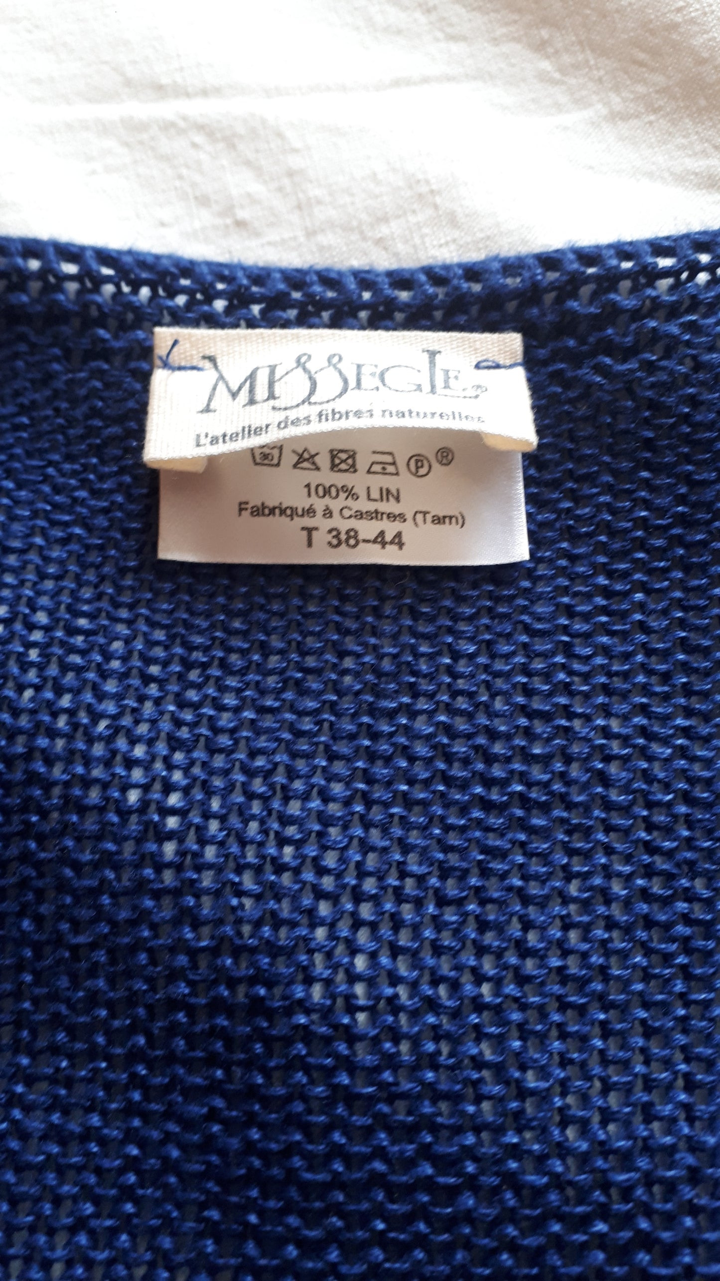 Gilet en lin pour femme