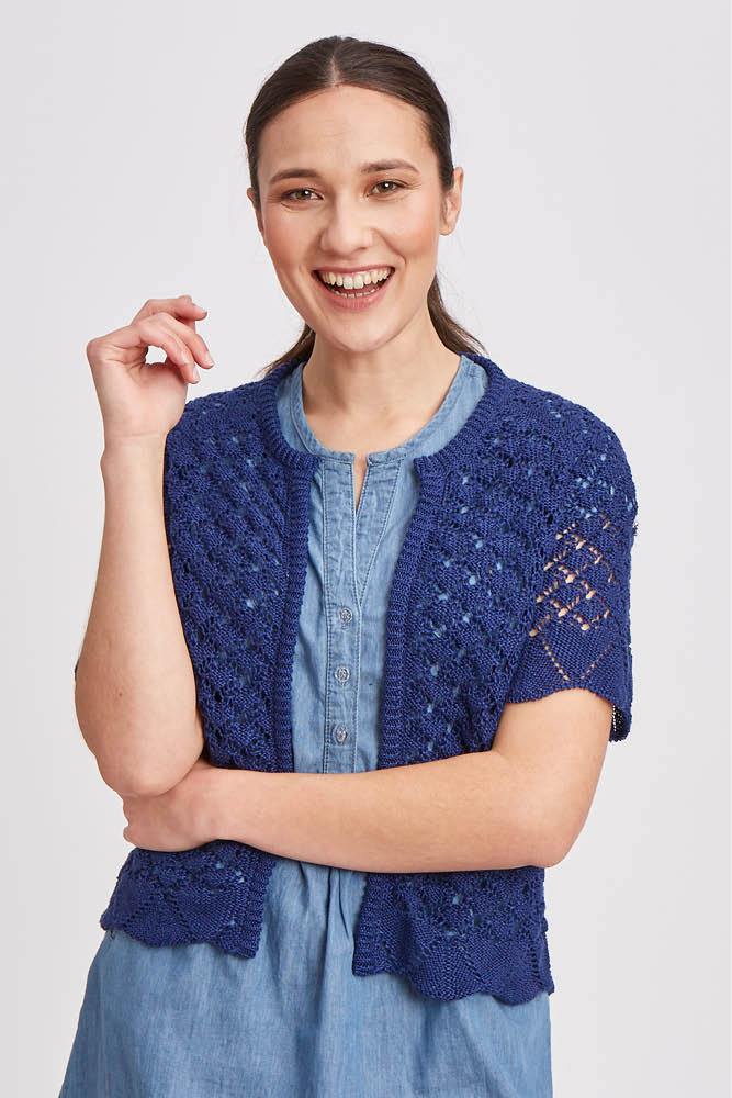 Cardigan en lin