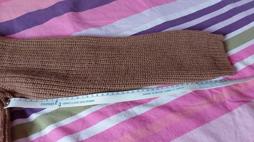Grand pull laine de chameau femme