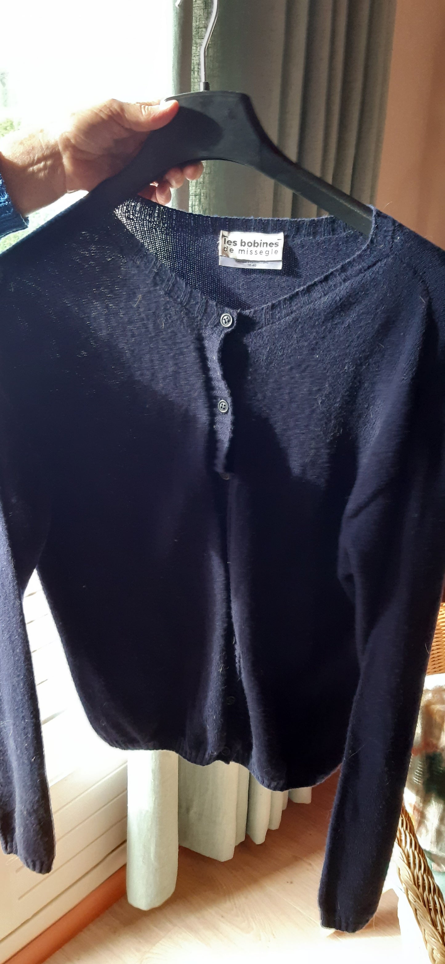 Gilet bleu marine