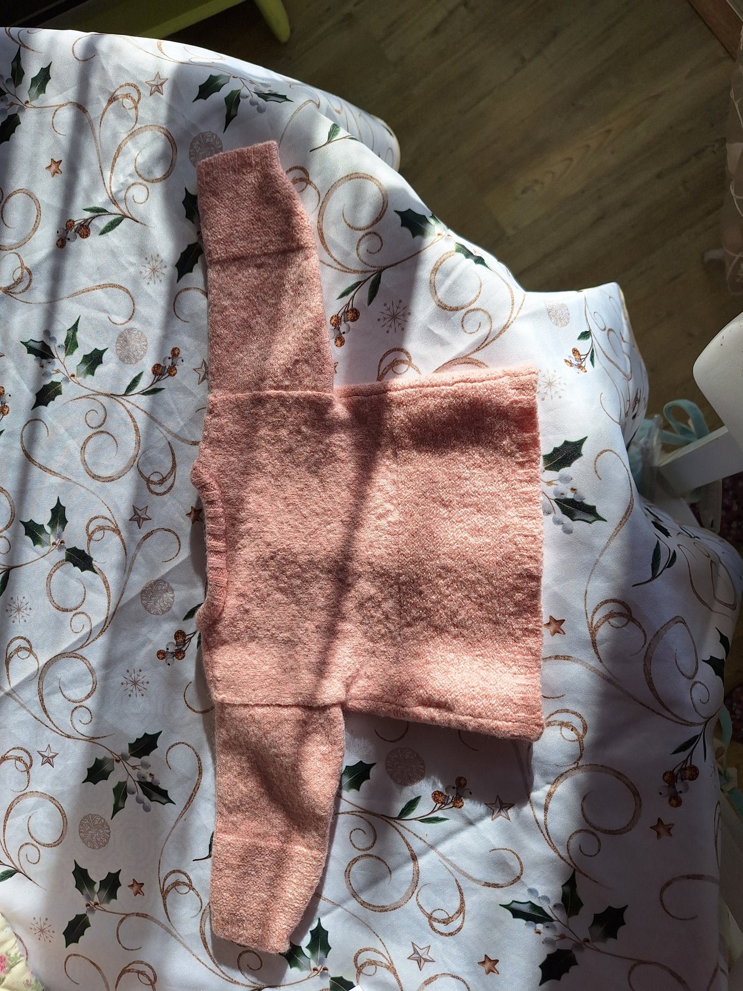 Pull de naissance Fille Mérinos