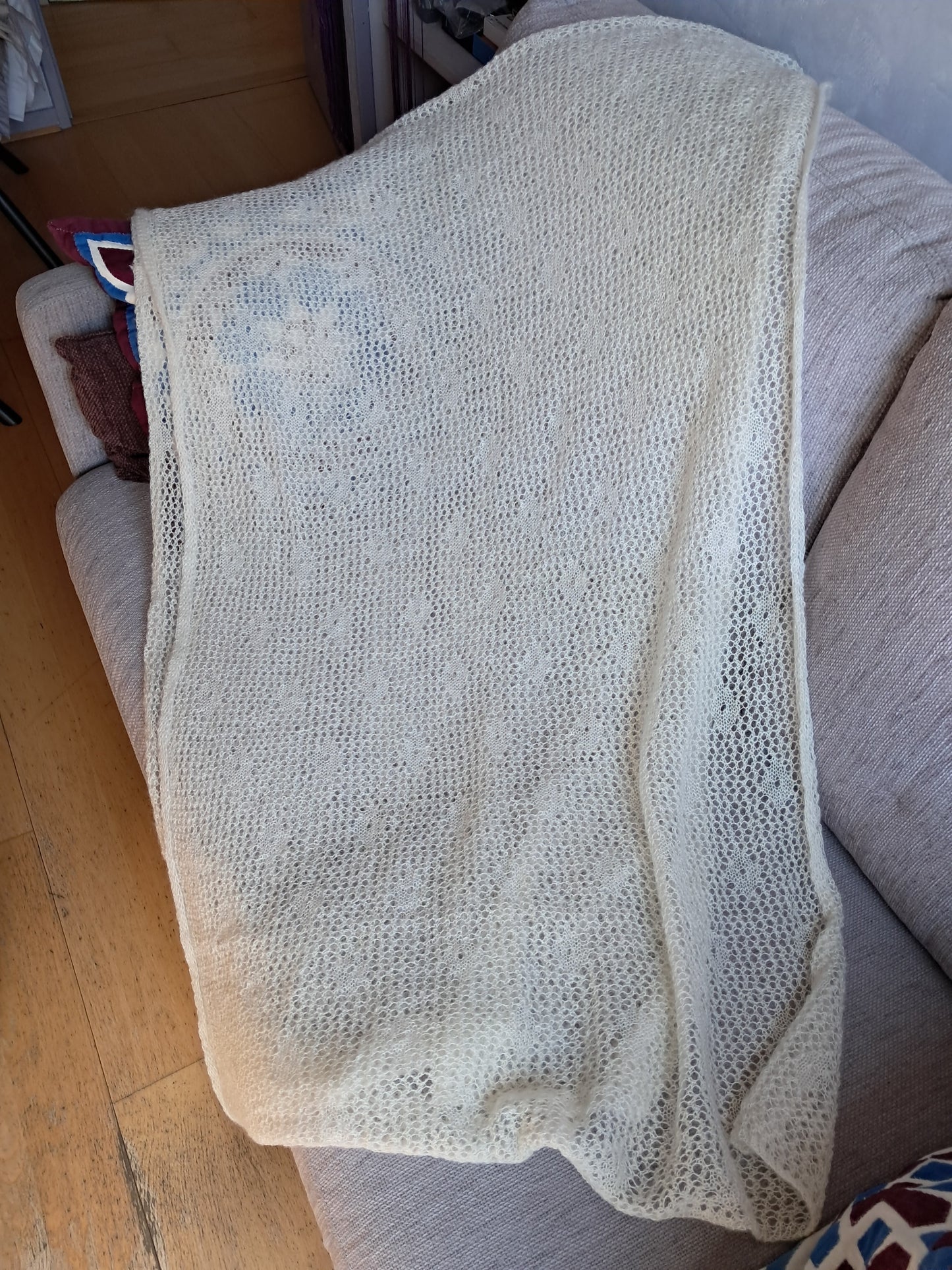 Étole séduction laine mohair et soie pour femme