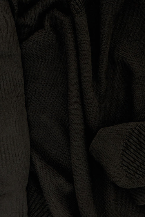 Pull col V coton bio et seacell