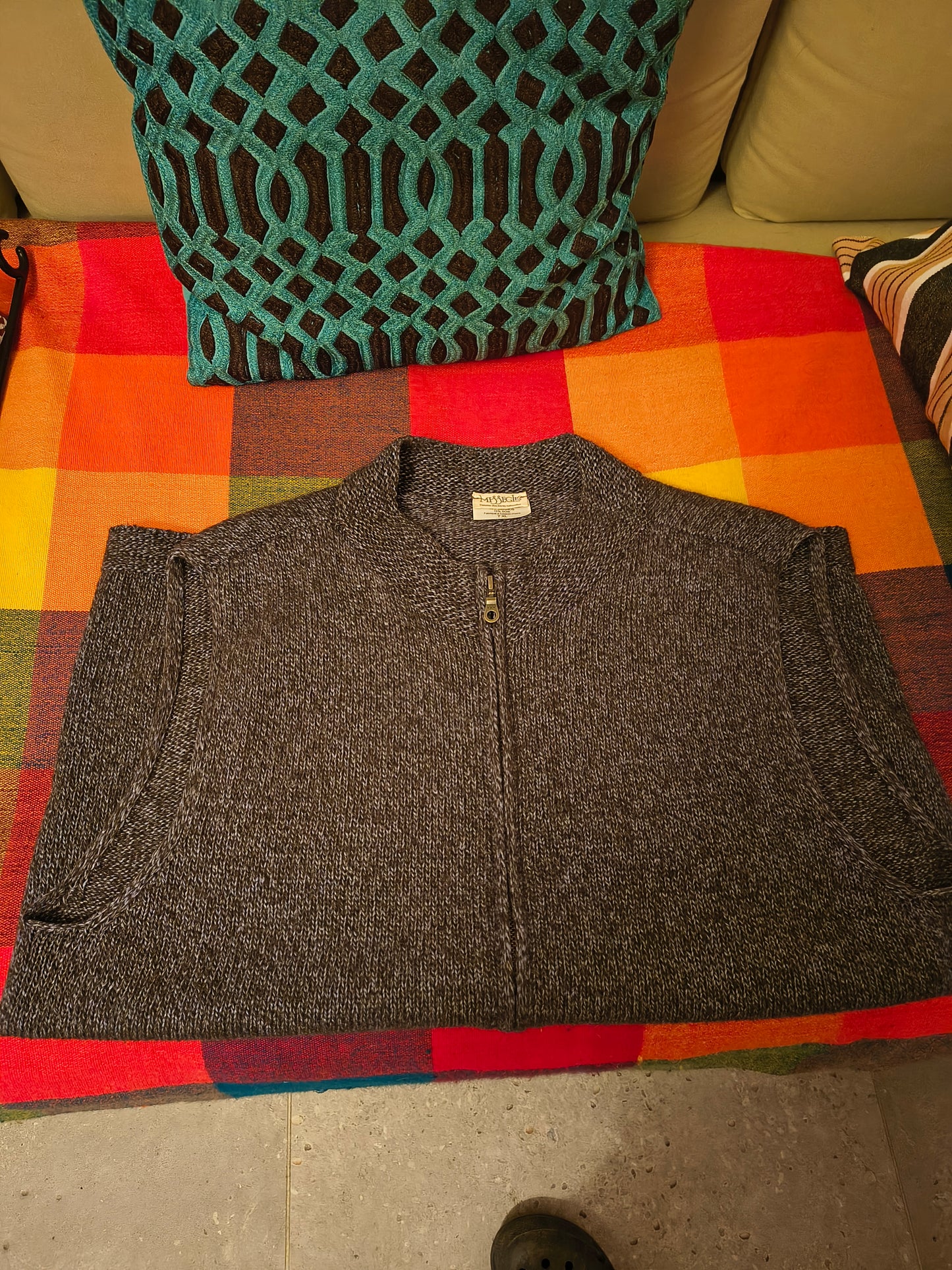 Gilet en laine sans manche yack mérinos et soie pour homme