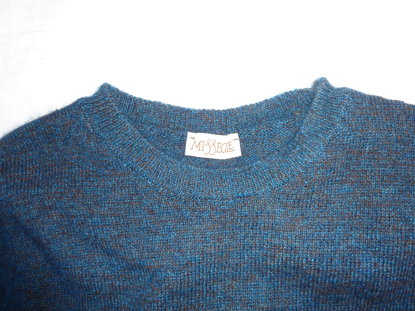pull femme chiné col rond Yack-Soie-Mohair