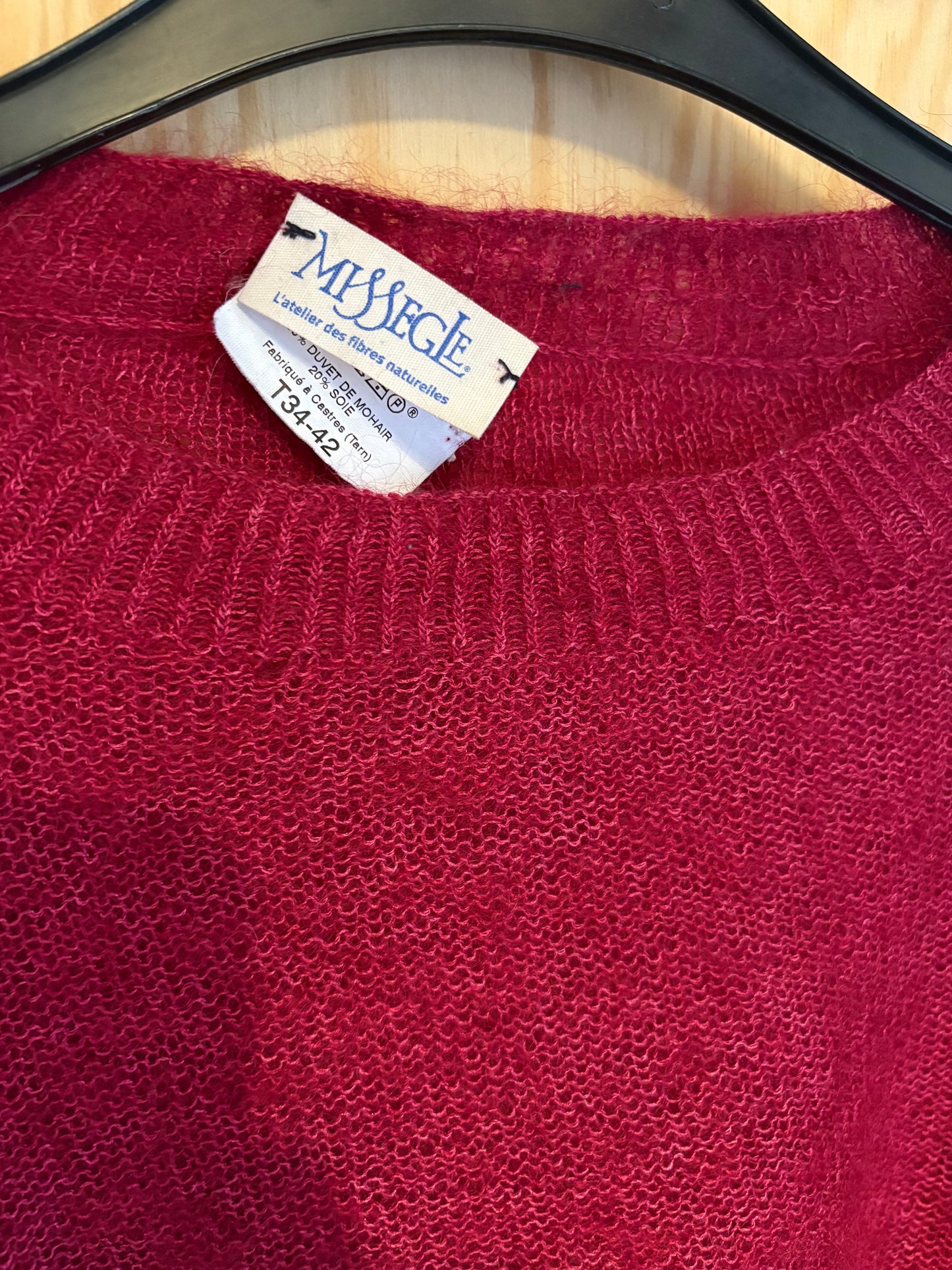 Petit pull mohair et soie Femme taille 34-42