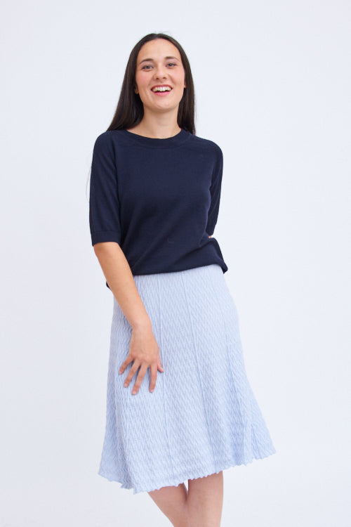 Jupe en laine mérinos