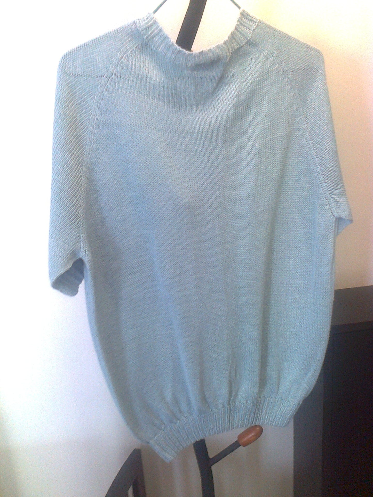 Pull manches courtes en chanvre
