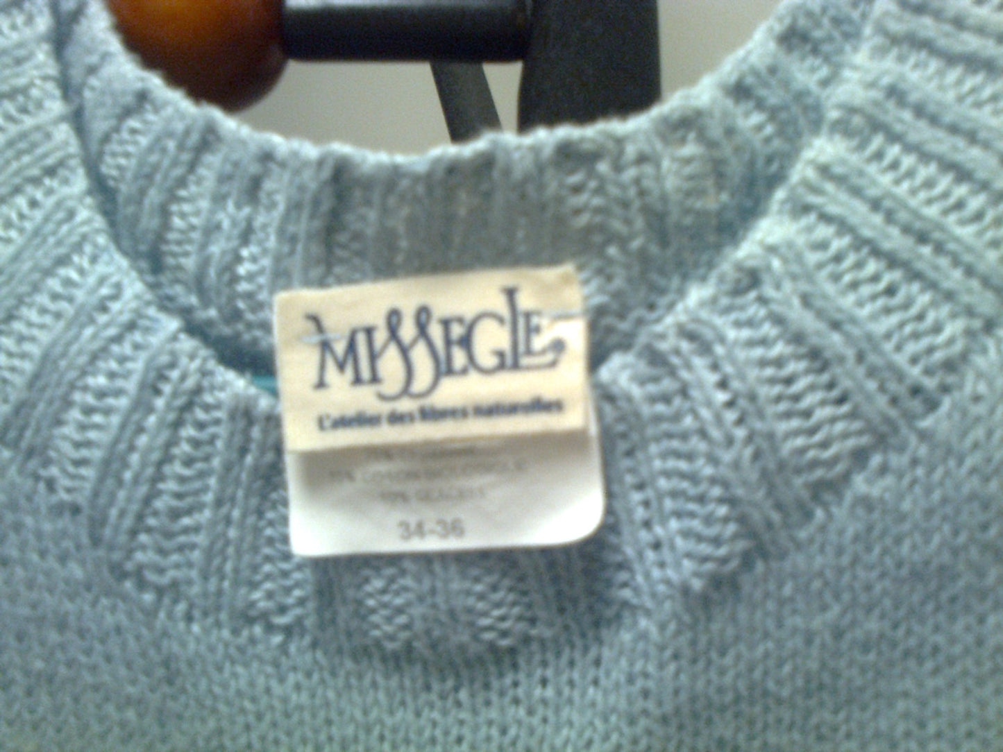 Pull manches courtes en chanvre