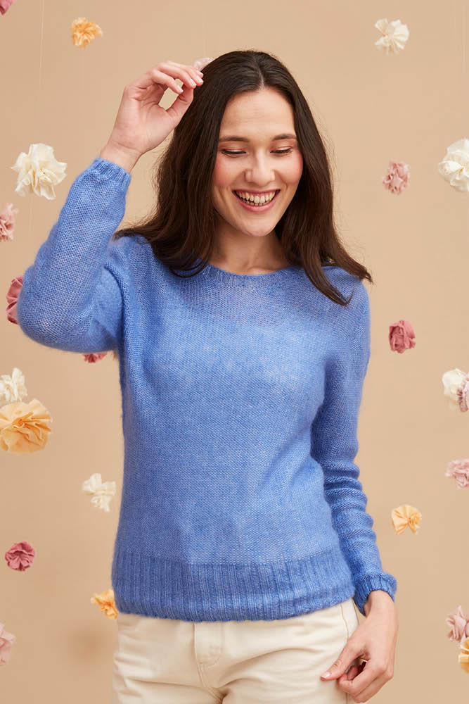 Petit pull mohair pour femme