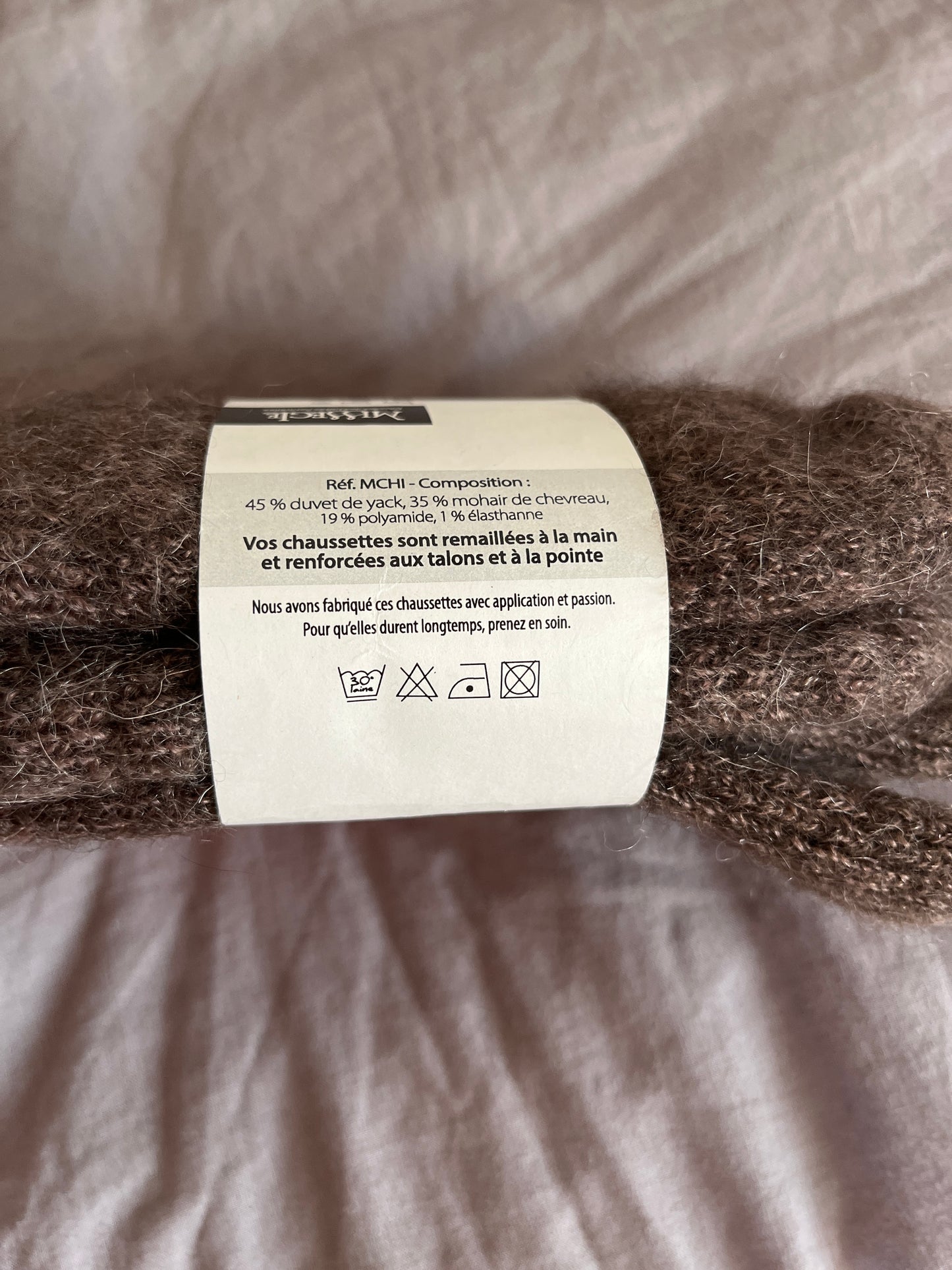 Mi-chaussettes Yack & Mohaire Himalaya