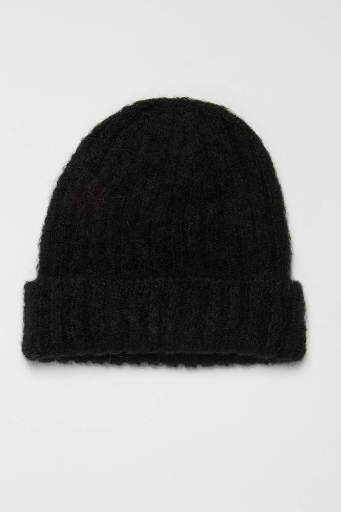 Bonnet laine mohair femme