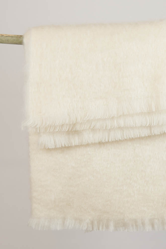 Couverture laine mohair grand lit 2 places