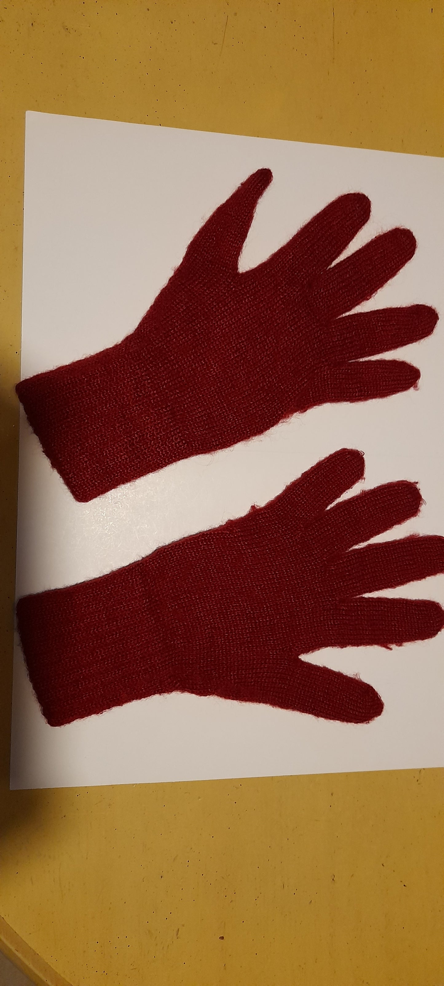 Gants laine mohair et soie pour femme