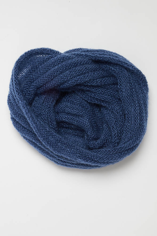 Snood laine mohair et soie pour femme