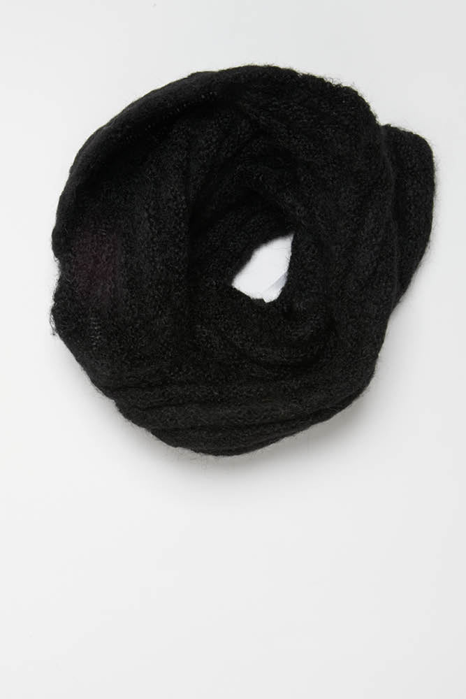 Snood laine mohair et soie pour femme