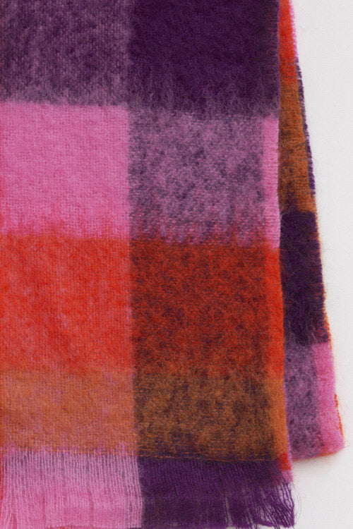 Étole laine mohair et soie pour femme