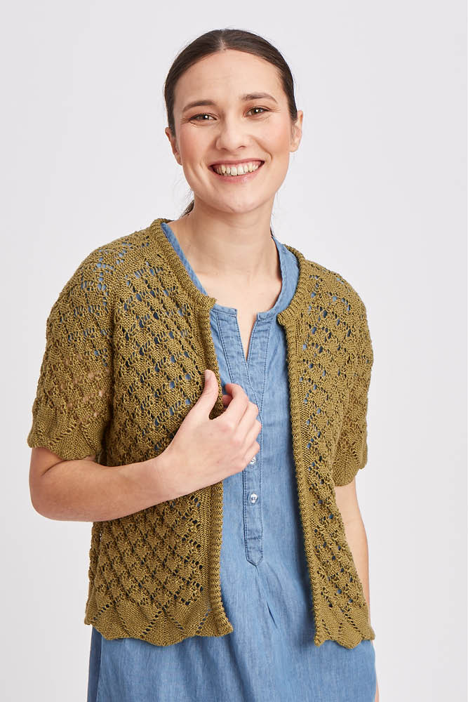 Cardigan en lin