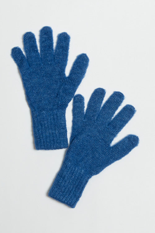 Gants laine mohair et soie pour femme