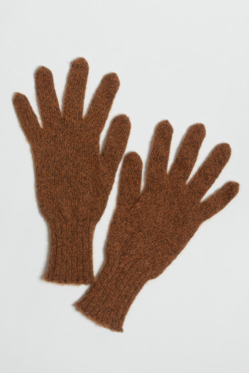 Gants duvet de mohair et yack mixtes