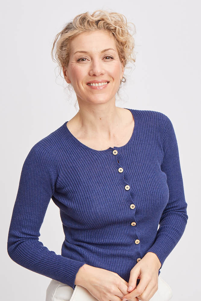 Gilet fin en lin coton bio et seacell