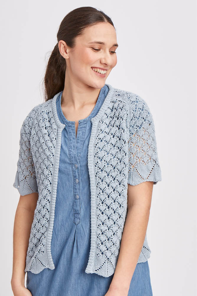 Cardigan en lin