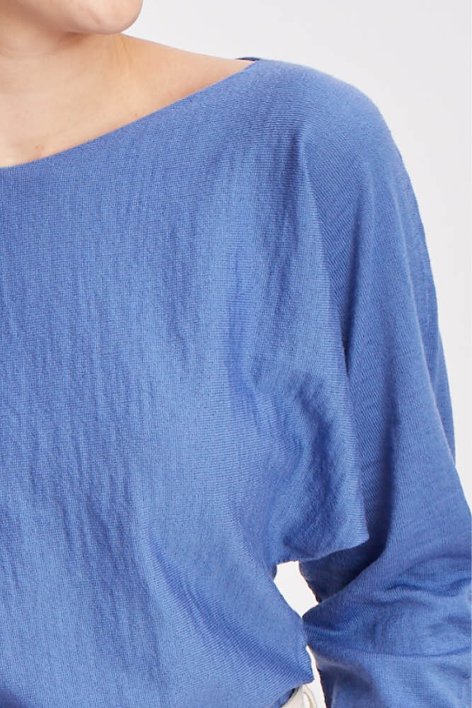 Pull en laine mérinos chauve-souris