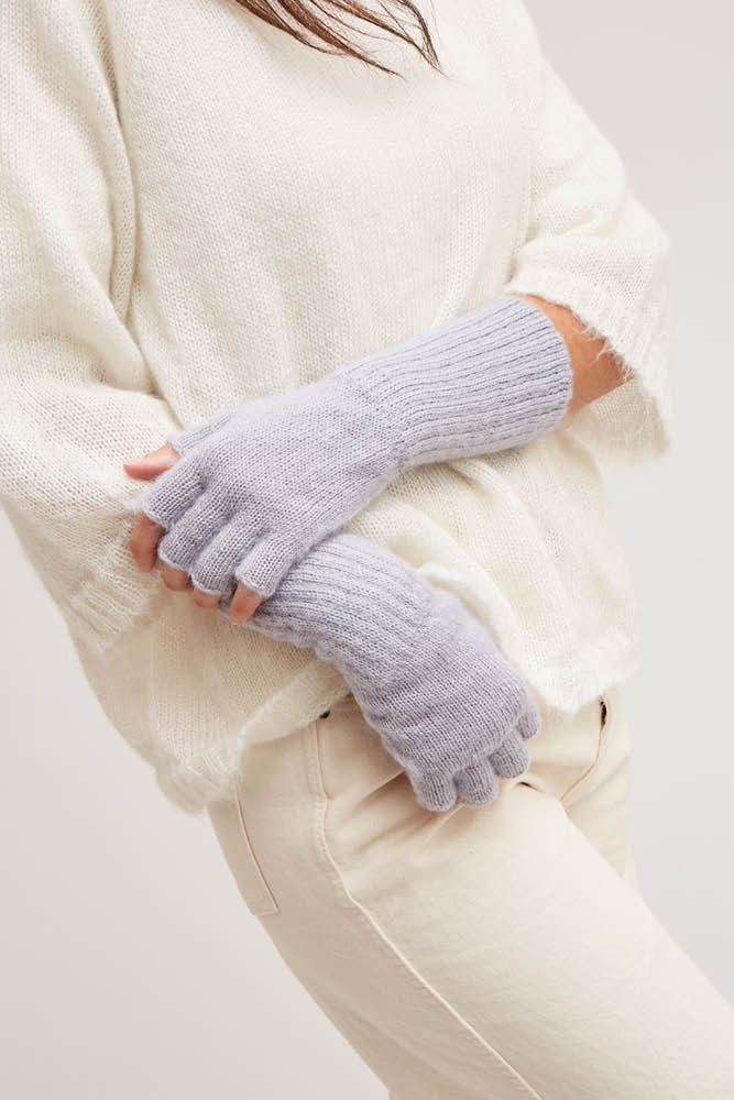 Mitaines laine mohair femme