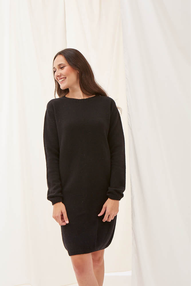 Robe en laine recyclée Alma