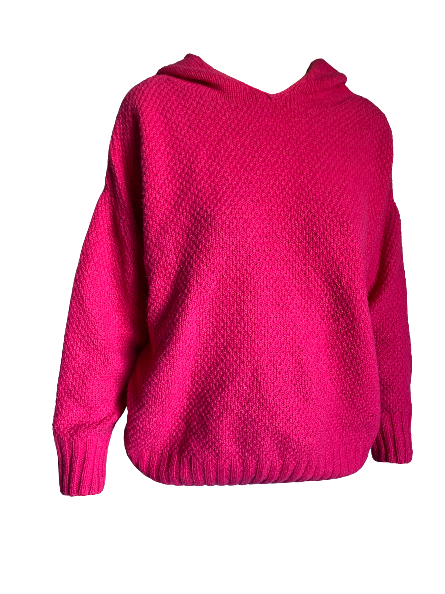 Pull à capuche laine recyclée Louise