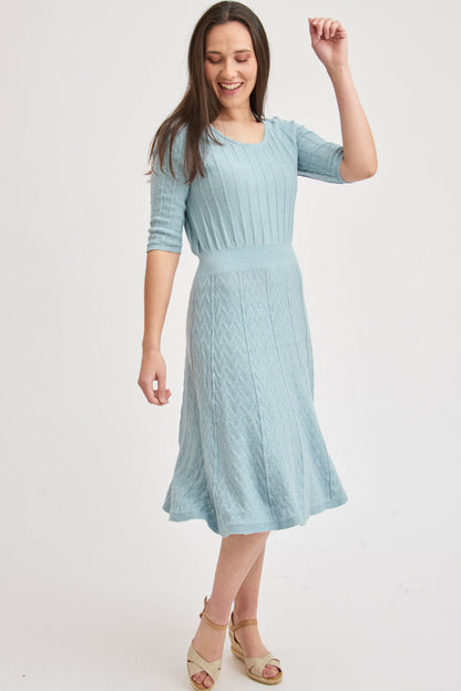 Robe en lin coton bio et seacell