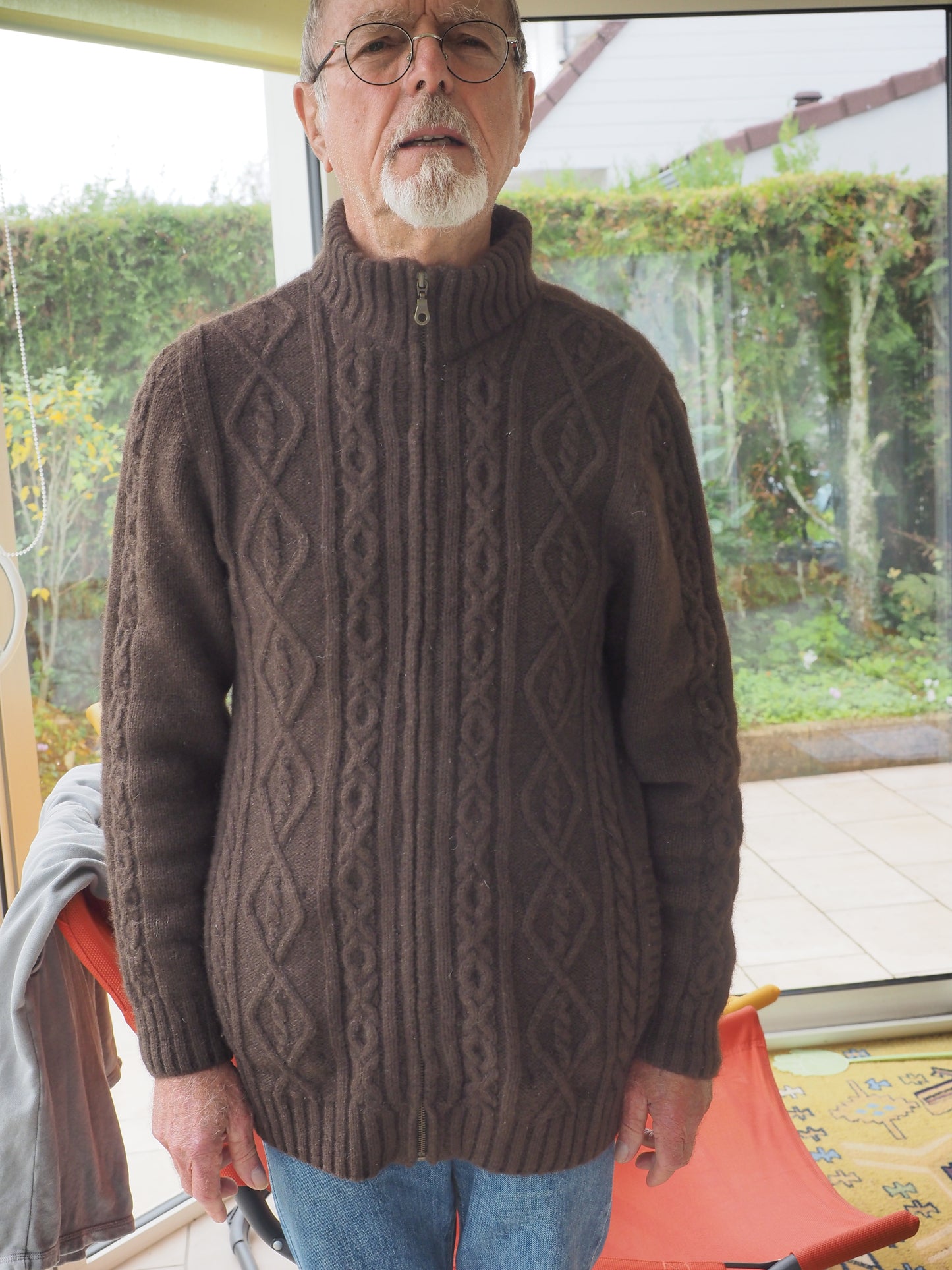 Veste laine yack pour homme