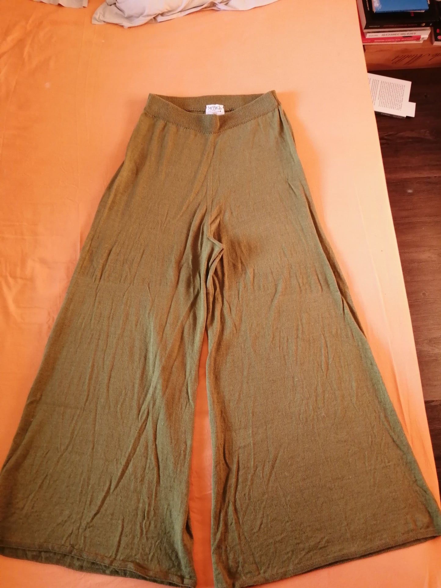 Pantalon ample en lin et coton bio/seacell