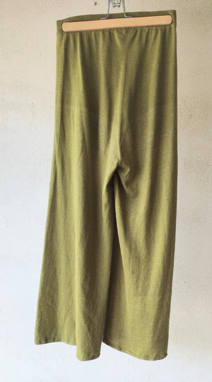 Pantalon ample en lin et coton bio/seacell