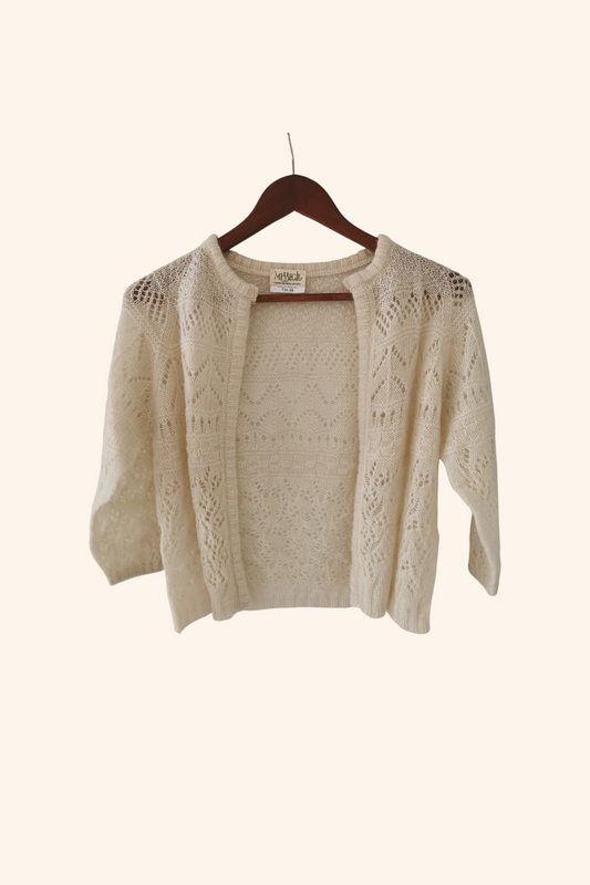 Joli gilet boléro ajouré