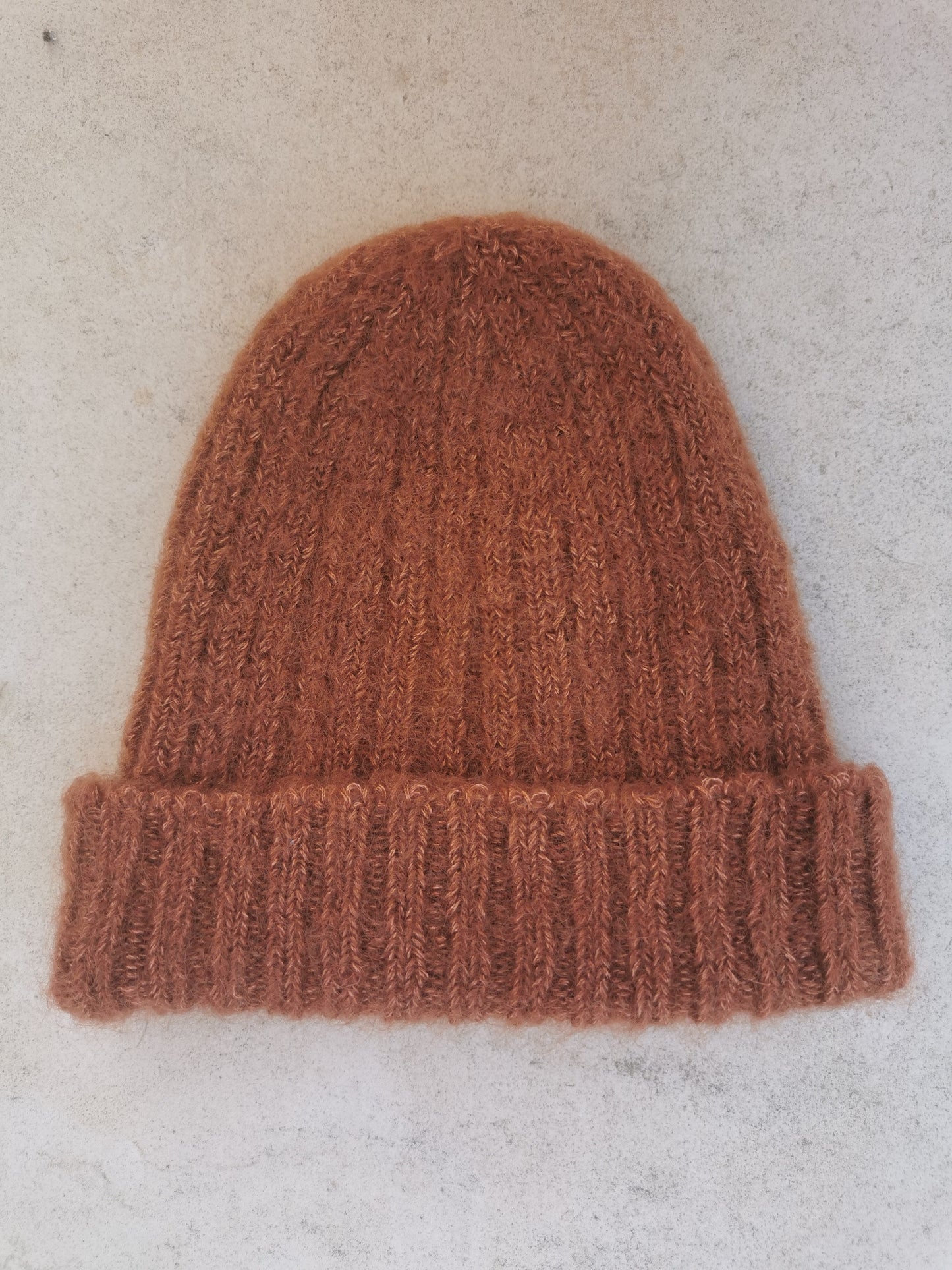 Bonnet laine mohair femme