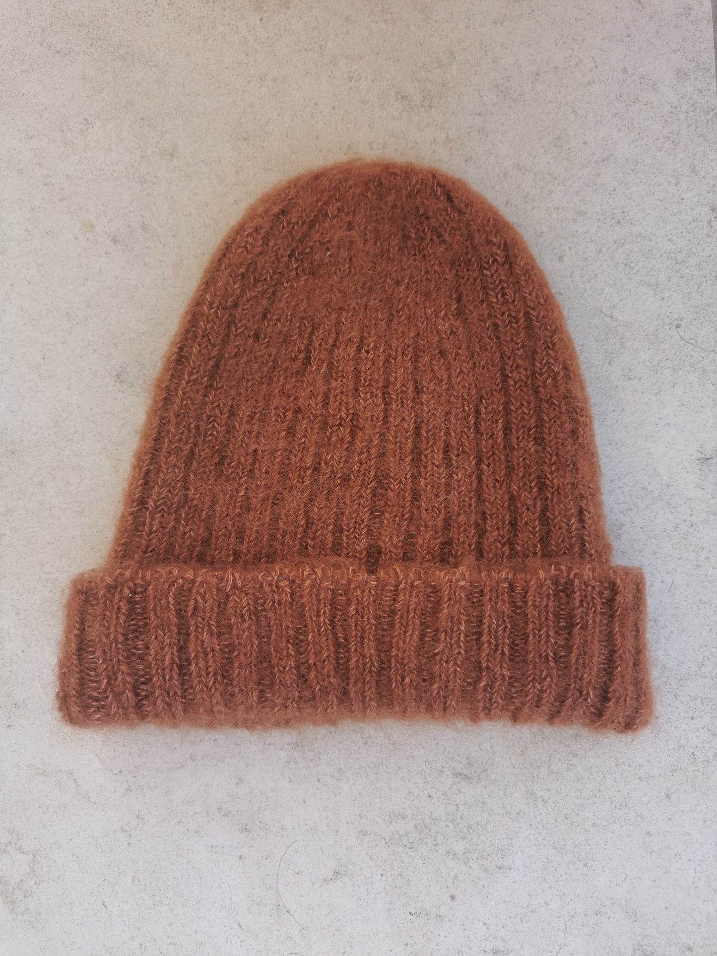 Bonnet laine mohair femme