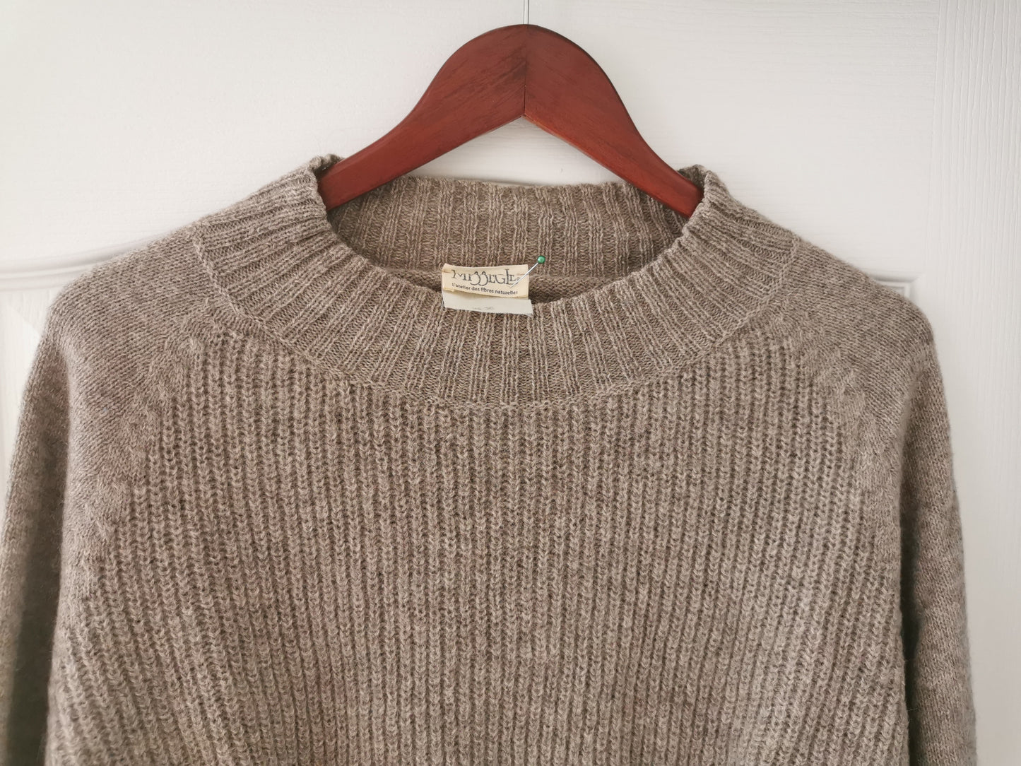 Pull col cheminée laine de yack