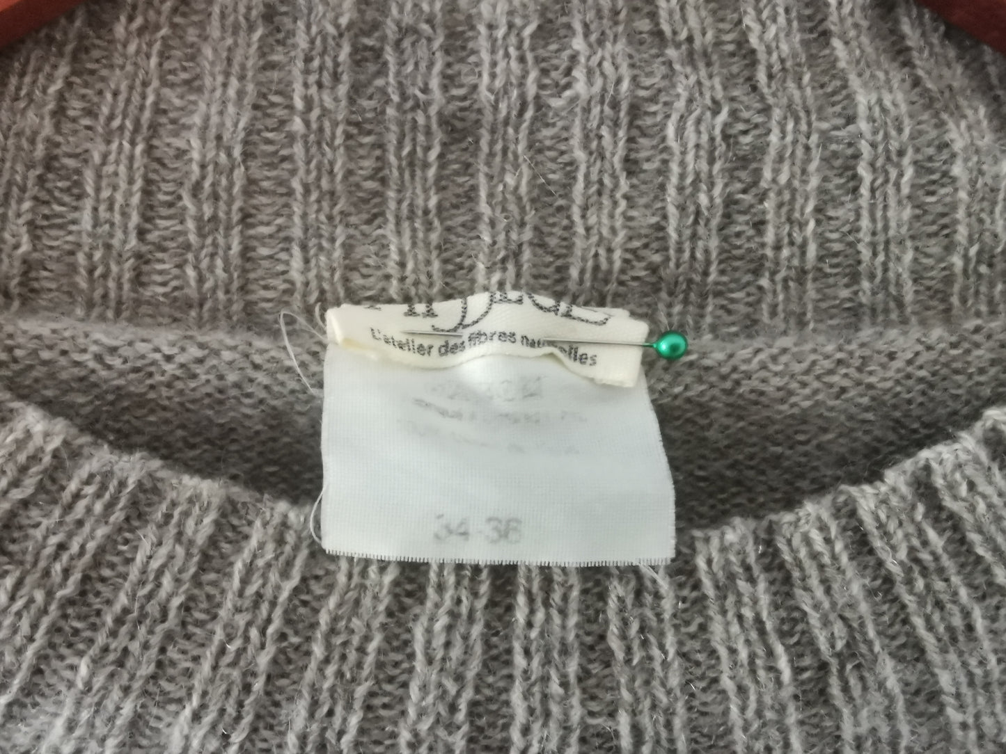 Pull col cheminée laine de yack