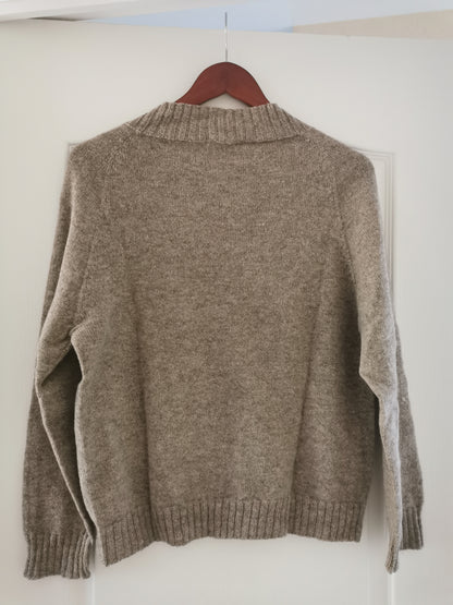 Pull col cheminée laine de yack