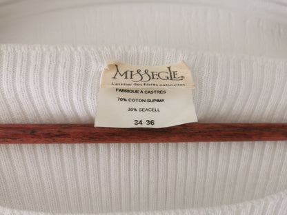 Pull doux et léger en coton et seacell
