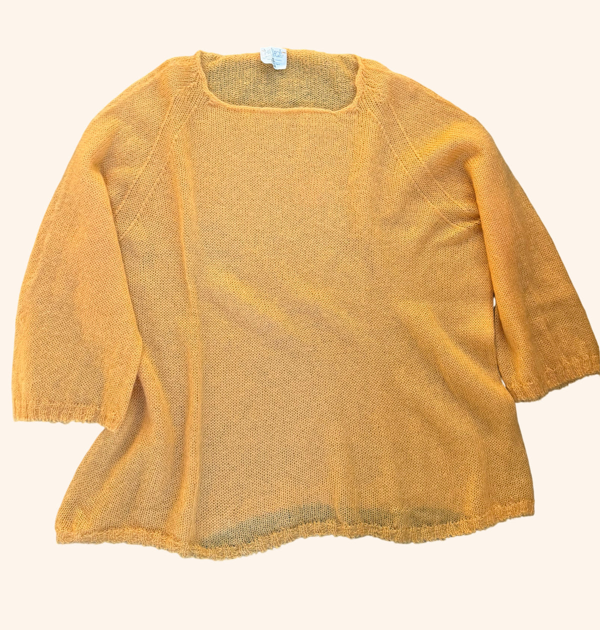 Pull laine ample mohair et soie pour femme