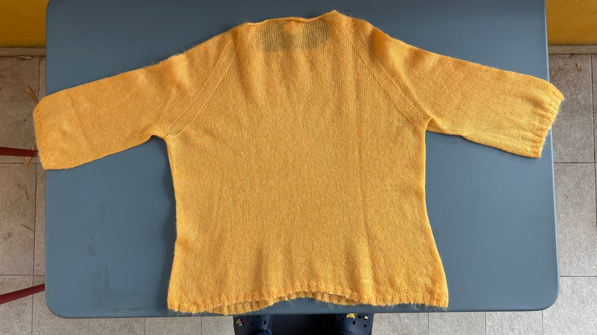 Pull laine ample mohair et soie pour femme