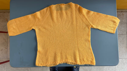 Pull laine ample mohair et soie pour femme