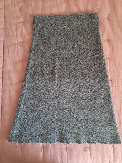 Jupe en duvet de yack, duvet de mohair et soie