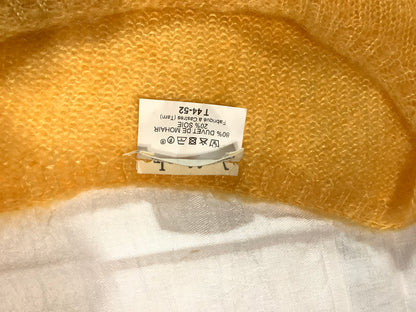 Petit pull manches courtes jaune