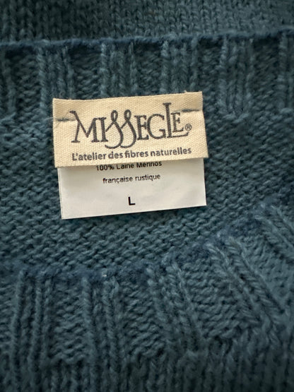 Pull laine mérinos français