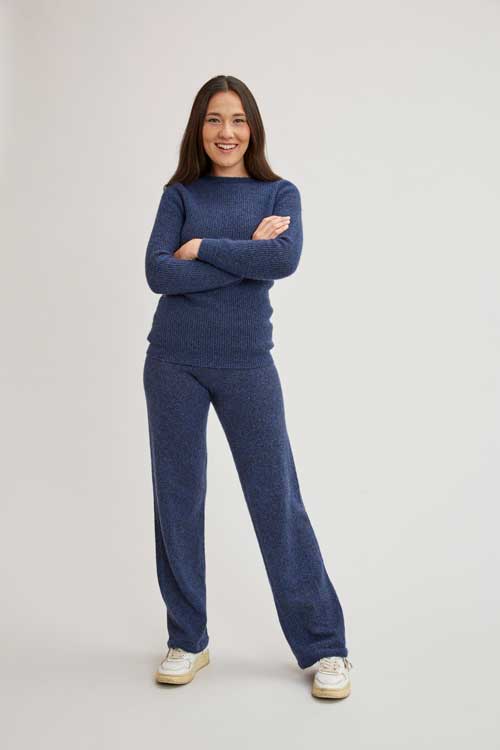 Pantalon en laine de yack pour femme